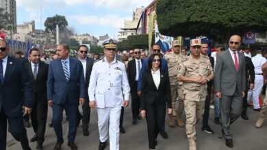محافظ البحيرة تطلق إشارة البدء لماراثون رياضي بكورنيش رشيد بمشاركة ٢٠٠ شاب وفتاة 