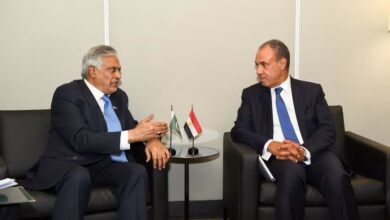 وزير الخارجية يلتقي نائب رئيس الوزراء ووزير خارجية باكستان