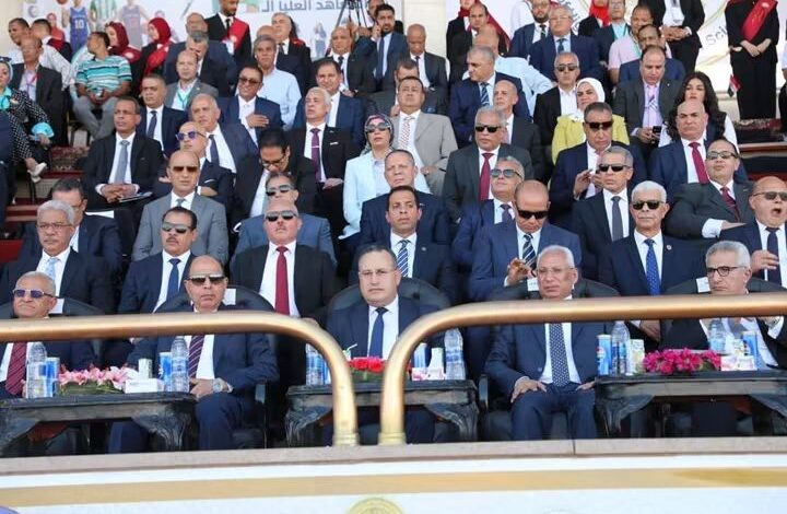 وزير التعليم العالي ومحافظ المنيا ورئيس جامعة المنيا يفتتحون أسبوع شباب الجامعات وزير التعليم العالي ومحافظ المنيا ورئيس جامعة المنيا يفتتحون أسبوع شباب الجامعات