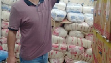 ضبط سلع تموينية وأسطوانات بوتاجاز قبل بيعها فى السوق السوداء بالاسكندرية           
