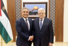 السفير المصري الجديد في رام الله يقدم أوراق اعتماده لمحمود عباس ويؤكد استمرار دعم مصر للقضية الفلسطينية