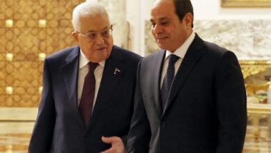 السيسي يؤكد لعباس دعم مصر الكامل لحل عادل للقضية الفلسطينية السيسي يؤكد لعباس دعم مصر الكامل لحل عادل للقضية الفلسطينية