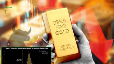 الذهب يهوي 3.4% في يوم واحد.. انخفاض نادر يضرب المعدن النفيس منذ 2006