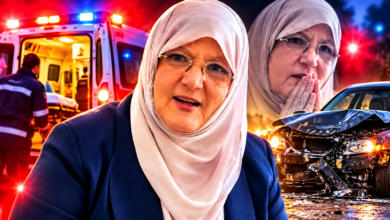 اول رسالة للفنانة المعتزلة ” شمس البارودى” إثر تعرضها لحادث أليم