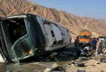 ارتفاع حصيلة حادثة أتوبيس جنوب سيناء إلى 22 وفاة و28 مصاباً