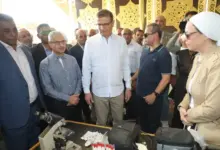 وزير الزراعة ومحافظ بني سويف يتابعان أنشطة معرض منتجات مبادرة «القرية المنتجة» بقرية إفوة