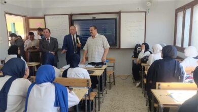 رئيس الإدارة العامة للامتحانات ومدير تعليم بني سويف يتفقدان عددًا من المدارس رئيس الإدارة العامة للامتحانات ومدير تعليم بني سويف يتفقدان عددًا من المدارس