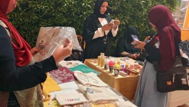 ” شباب الخريجين بالأقصر” يشارك فى معرض بالمدينة المنورة المنتجات الحرفية و اليدوية