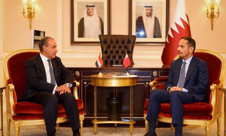 وزير الخارجية يبحث مع نظيره القطري العلاقات الثنائية وتطورات الأوضاع الإقليمية وزير الخارجية يبحث مع نظيره القطري العلاقات الثنائية وتطورات الأوضاع الإقليمية