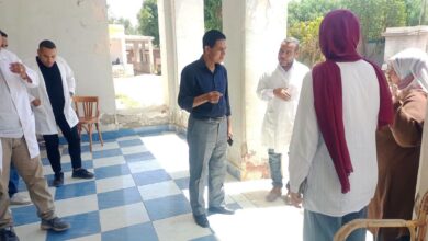 “وكيل صحة الأقصر” يتفقد مركز العلاج الطبيعى بالضبعية لرفع كفاءته “وكيل صحة الأقصر” يتفقد مركز العلاج الطبيعى بالضبعية لرفع كفاءته