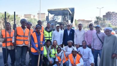 ” محافظ الأقصر” يتفقد أعمال الرصف بشارع الجولى فيل حتى ميدان كنتاكى ” محافظ الأقصر” يتفقد أعمال الرصف بشارع الجولى فيل حتى ميدان كنتاكى