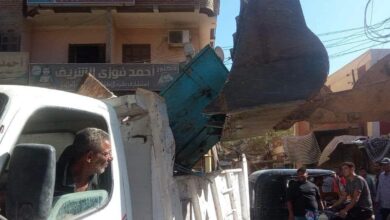 تحقيقا للسيولة المرورية.. حملات مكثفة لرفع الإشغالات والتعديات بمراكز المنيا