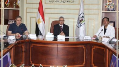 محافظ بني سويف يتابع ملف تقنين اراضي الدوله