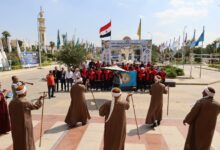 وفود الجامعات المصرية تصل جامعة المنيا للمشاركة بأسبوع شباب الجامعات الرابع عشر استقبال حافل للوفود المشاركة.. والجامعة ترفع شعار «من قلب الصعيد.. نبدع»