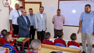 محافظ سوهاج يتفقد عددًا من المدارس مع بداية العام الدراسي الجديد