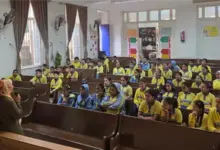 ندوة توعوية لطلاب المدارس ببني سويف تحت عنوان التغذيه السليمه والصحه الانجابيه