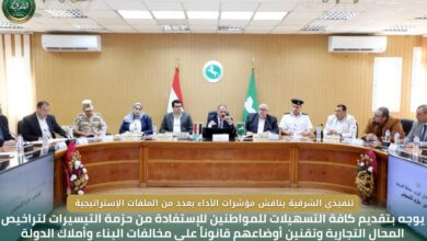  مجلس تنفيذي الشرقية يناقش مؤشرات الأداء بعدد من الملفات الإستراتيجية  