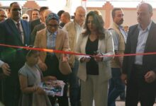 وزيرة التنمية المحلية والبيئة ومحافظ الوادي الجديد تفتتحان مشروع تطوير ورفع كفاءة مجزر «موط» بالداخلة