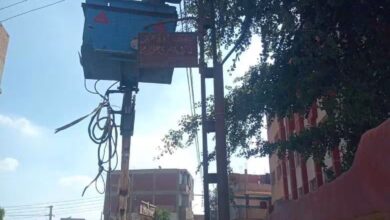 «يوم في قريتنا» بميت البيضا.. رفع 80 طن مخلفات وتركيب 50 كشاف إنارة