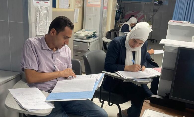 «صحة الجيزة» تكثف المتابعة الميدانية بمستشفى 6 أكتوبر المركزي.. ومراجعة جاهزية أقسام الطوارئ والرعاية المركزة «صحة الجيزة» تكثف المتابعة الميدانية بمستشفى 6 أكتوبر المركزي.. ومراجعة جاهزية أقسام الطوارئ والرعاية المركزة