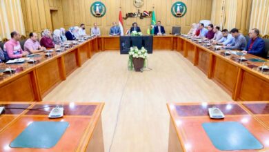 محافظ المنوفية يتابع مشروعات الخطة الاستثمارية وملفات التصالح والتقنين