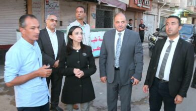 محافظ البحيرة تتابع أعمال النظافة ورفع المخلفات 