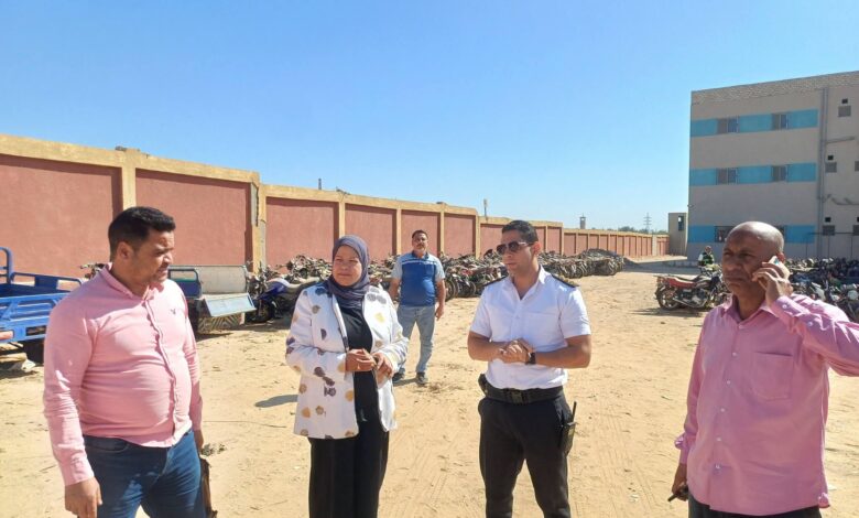 رئيسة مركز ومدينة ملوي تستهل جولاتها الميدانية بتفقد سوق المواشي الجديد ووحدة المرور بتونا الجبل رئيسة مركز ومدينة ملوي تستهل جولاتها الميدانية بتفقد سوق المواشي الجديد ووحدة المرور بتونا الجبل