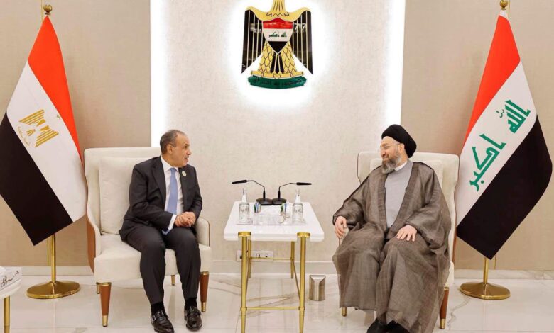 عبد العاطي وعمار الحكيم يبحثان تعزيز الشراكة المصرية العراقية وسط تصاعد التوترات الإقليمية عبد العاطي وعمار الحكيم يبحثان تعزيز الشراكة المصرية العراقية وسط تصاعد التوترات الإقليمية