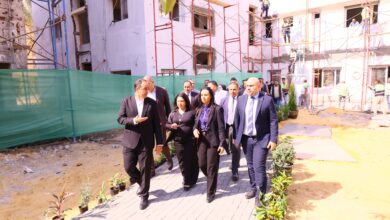 وزيرة التضامن الاجتماعي تتفقد المقر العام لصندوق دعم مشروعات الجمعيات والمؤسسات الأهلية 