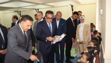 محافظ القليوبية يستقبل وزير الصحة لإطلاق الحملة القومية للتطعيم ضد مرضي الحصبة والحصبة الألمانية بالعبور