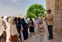 مؤسسة زاهي حواس بأسوان تنظم زيارة ميدانية لطالبات جامعة الأزهر إلى متحف النوبة ​