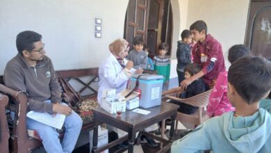 نجاح تطعيم مليون طفل ضد الحصبة والحصبة الألمانية في المنيا