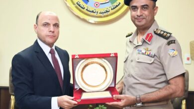 بمناسبة الذكرى الـ53 لنصر أكتوبر المجيد.. محافظ الغربية يهنئ قيادات قاعدة طنطا الجوية ومنطقة التجنيد والتعبئة بمناسبة الذكرى الـ53 لنصر أكتوبر المجيد.. محافظ الغربية يهنئ قيادات قاعدة طنطا الجوية ومنطقة التجنيد والتعبئة