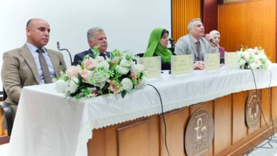 ندوة بكلية صيدلية بطنطا بعنوان ( الانجازات الصحية في ضوء استراتيجية مصر ٢٠٣٠) 