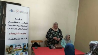 قافلة طبية وندوات توعوية بقرية الشرفا فى المنيا 