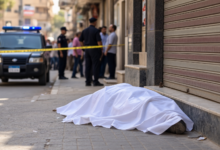 العثور على جثه لشخص مجهول الهوية بمنطقة شرق المحطه ببني مزار شمال المنيا