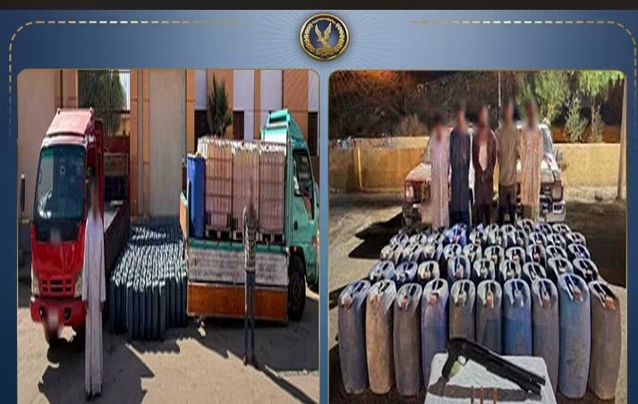 ضبط 7 أشخاص بحوزتهم 16 ألف لتر سولار قبل بيعها بالسوق السوداء في أسوان ضبط 7 أشخاص بحوزتهم 16 ألف لتر سولار قبل بيعها بالسوق السوداء في أسوان