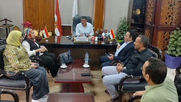 رئيس جهاز مدينة بني سويف الجديدة يستقبل وفد قطاع التخطيط لمتابعة أعمال التنمية والتطوير رئيس جهاز مدينة بني سويف الجديدة يستقبل وفد قطاع التخطيط لمتابعة أعمال التنمية والتطوير