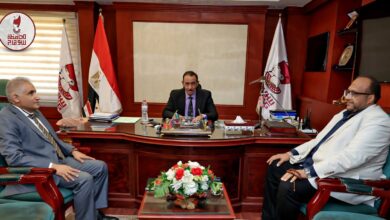 محافظ سوهاج يستقبل رئيس شركة مياه الشرب والصرف الصحي الجديد
